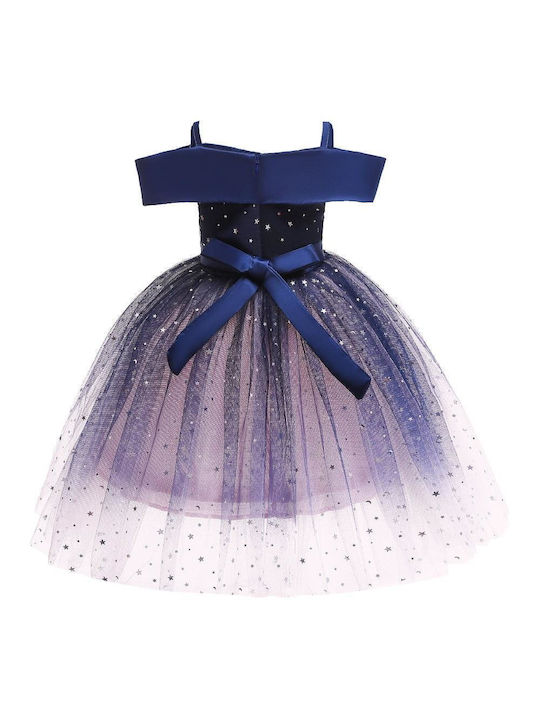 TakTakBaby Kids Dress Tulle Sleeveless Blue