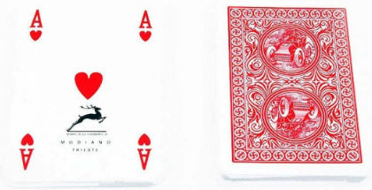 Modiano Golden Trophy Set Spielkarten für Poker Weiß