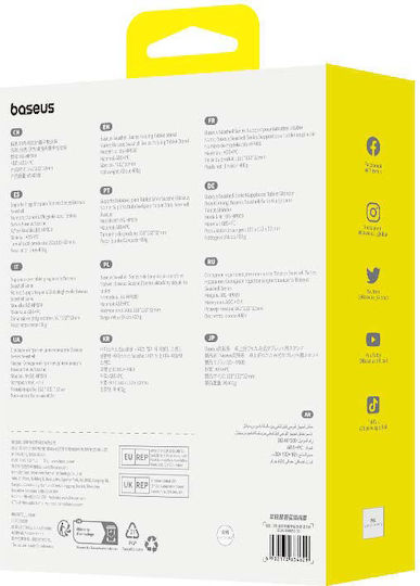 Baseus Seashell Stand pentru tabletă Birou în culoarea Alb