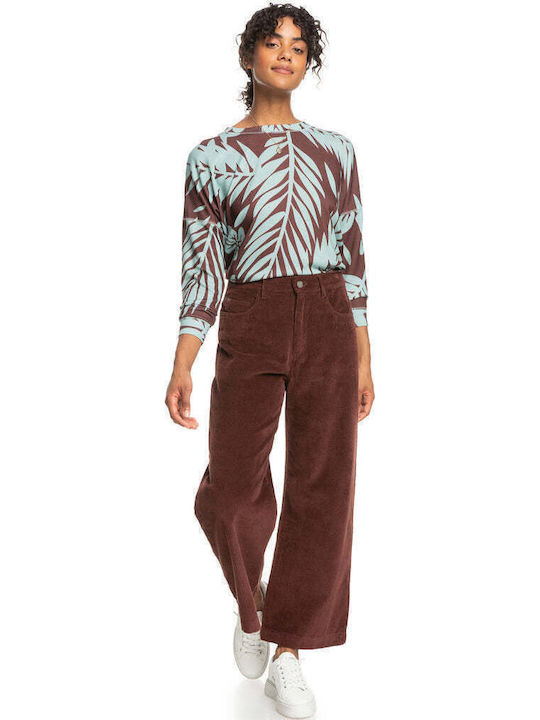 Surf On Cloud Women's Fabric Trousers Brown