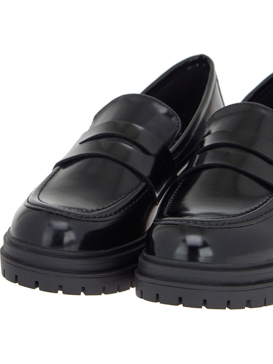 Mocasini dama în culoarea Negru