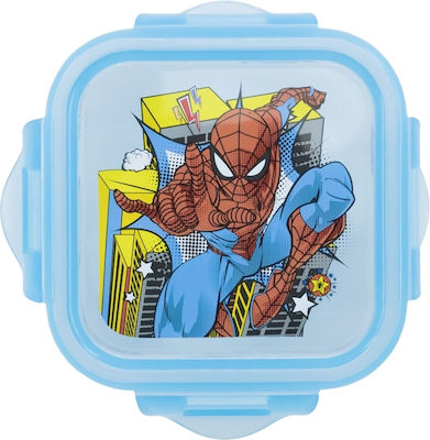 Stor Spider-man Recipient pentru mâncare pentru copii din plastic 0.29lt 10 x 10 x 6buc