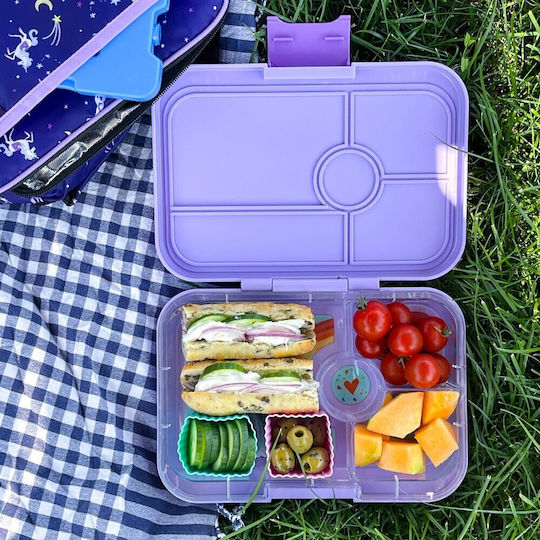Yumbox Recipient pentru copii din plastic Violet