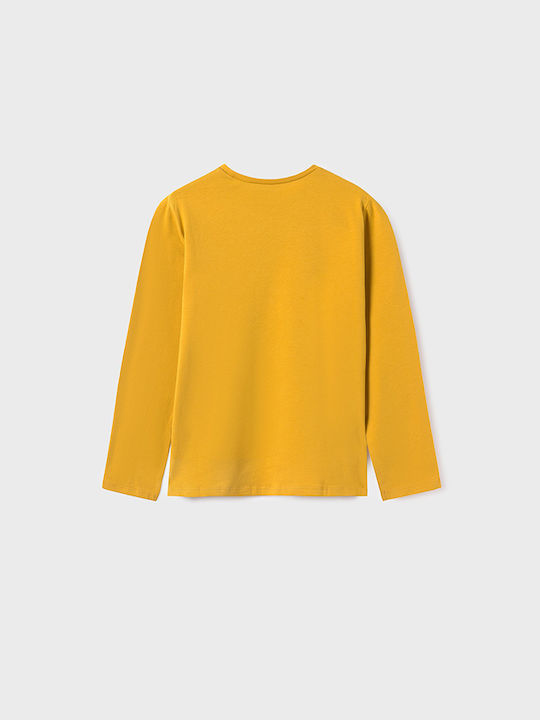 Mayoral Kids Blouse Long Sleeve Yellow