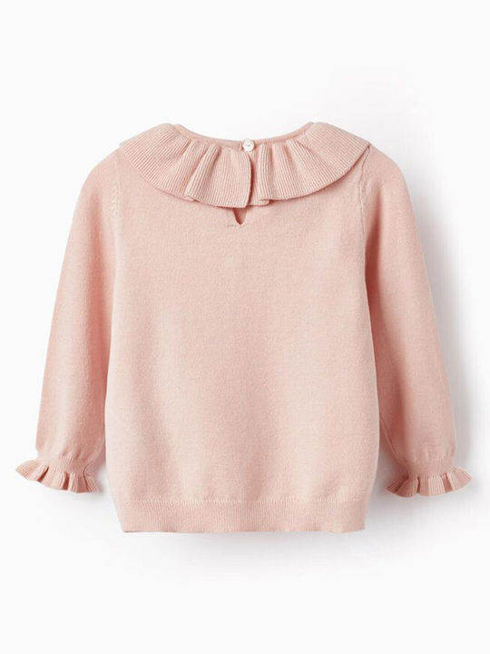 Zippy Kids Sweater Long Sleeve Pink