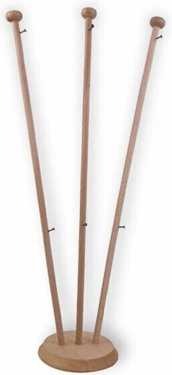 Holzständer 3 Einsatz Flaggen 40cm Ελλάς-βυζάντιο-4β