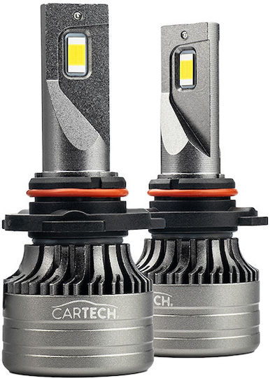 Cartech Lampen Auto HB3 LED 6500K Kaltes Weiß 12V 60W 2Stück