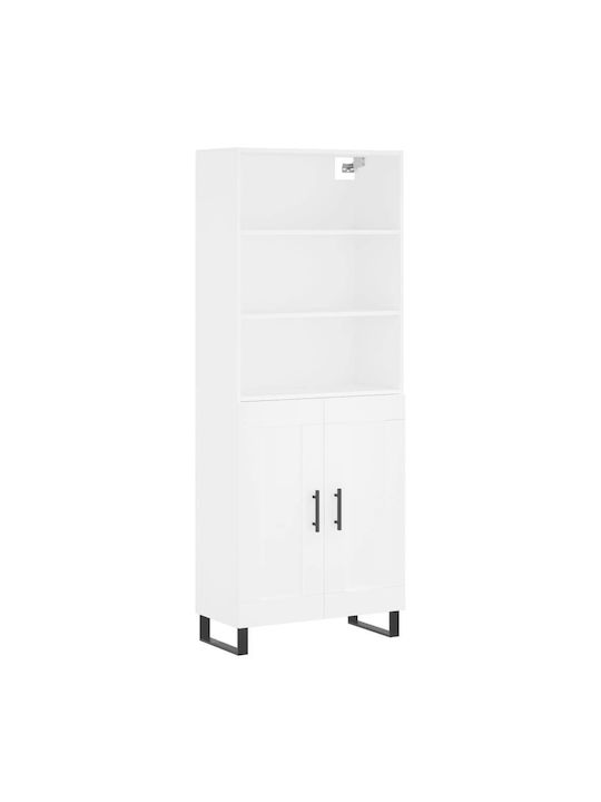 Βιβλιοθήκη Λευκή 69.5x34x180εκ.