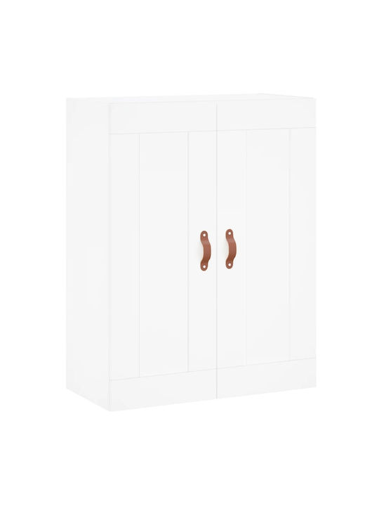White Bookcase 69.5x34x180cm