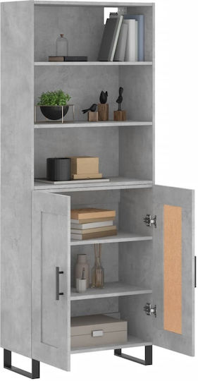 Bibliothek Gray 69.5x34x180cm