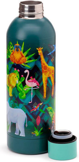 Puckator Flasche Thermosflasche Rostfreier Stahl 530ml Schwarz