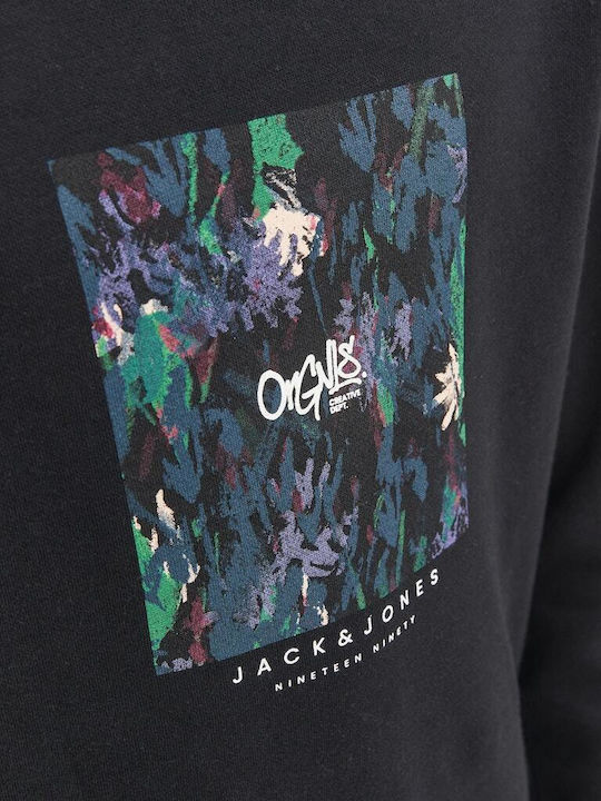 Jack & Jones Παιδικό Φούτερ Μαύρο