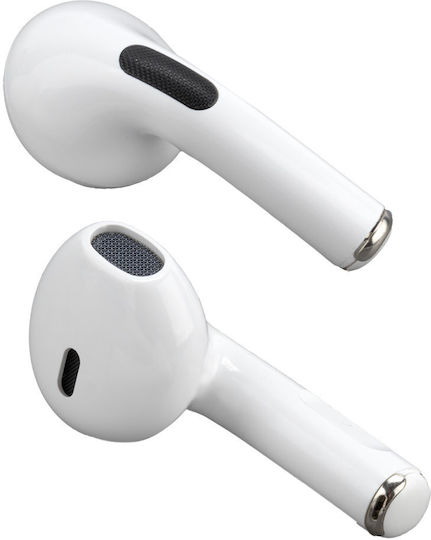 4Smarts SkyBuds Pro Bluetooth Handsfree Ακουστικά με Θήκη Φόρτισης Λευκά