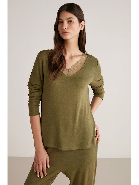Penye Mood Winter Damen Pyjama-Set