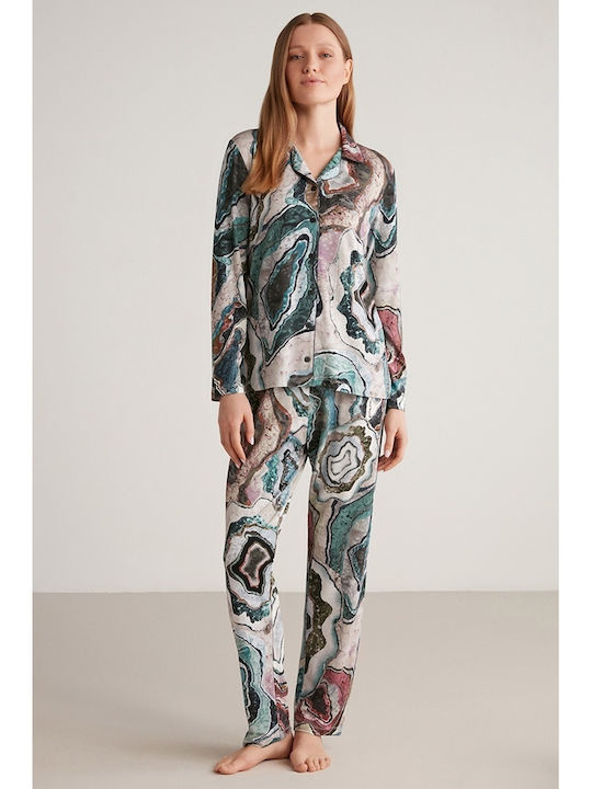 Penye Mood Winter Damen Pyjama-Set