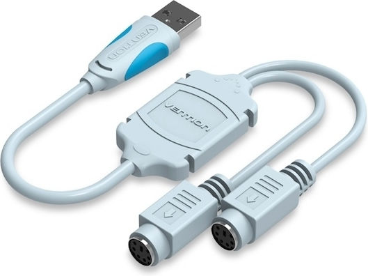 Vention Καλώδιο USB-A σε PS/2 female 0.3m (VAS-C03-S)