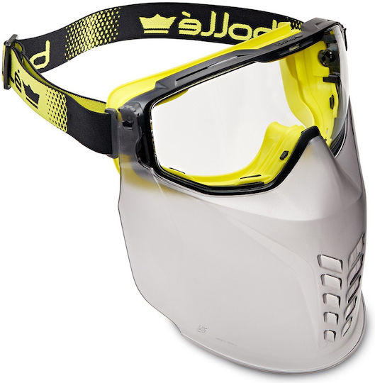 Bolle Safety Glasses / Work Mask for Protection with Transparent Lenses 1pcs