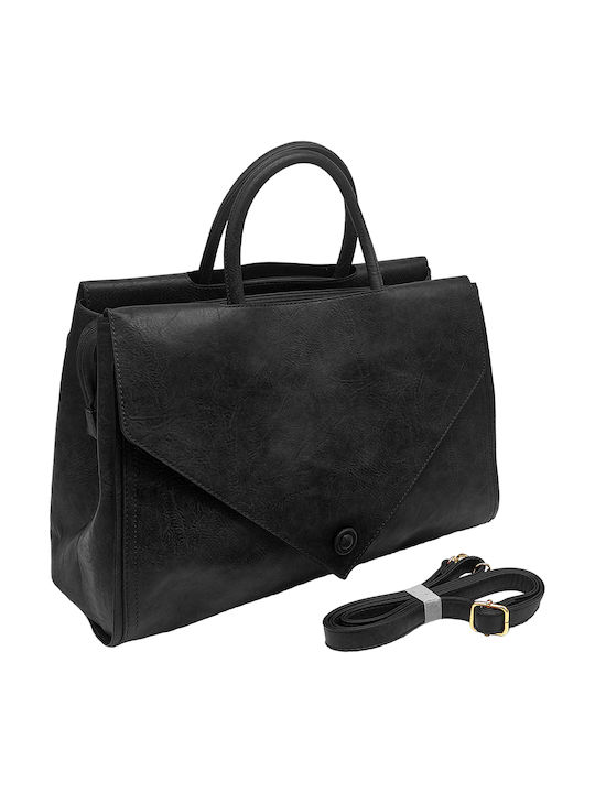 Leather Women's Bag Handbag Black