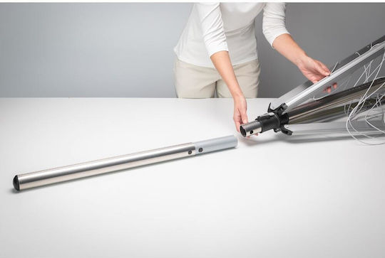 Brabantia Lift-O-Matic Πτυσσόμενη Απλώστρα Δαπέδου για το Κήπο Μεταλλική με Μήκος Απλώματος 40m