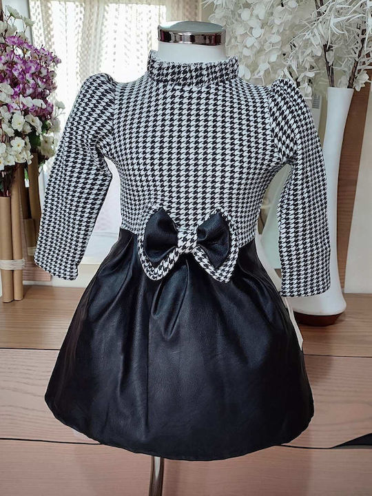 Kinderkleid Langärmelig Geprüft Schwarz