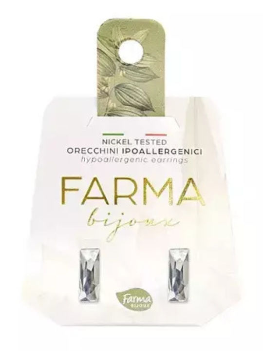 Farma Bijoux Σκουλαρίκια Κρεμαστά με Πέτρες