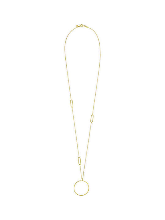 Vogue Necklace Double from Gold Plated Silver