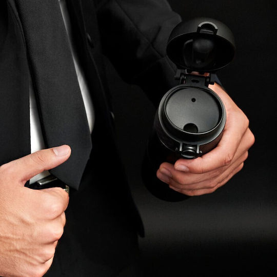 Ion8 Рециклируема Бутилка Термос Неръждаема Стомана Без BPA 360ml Черен