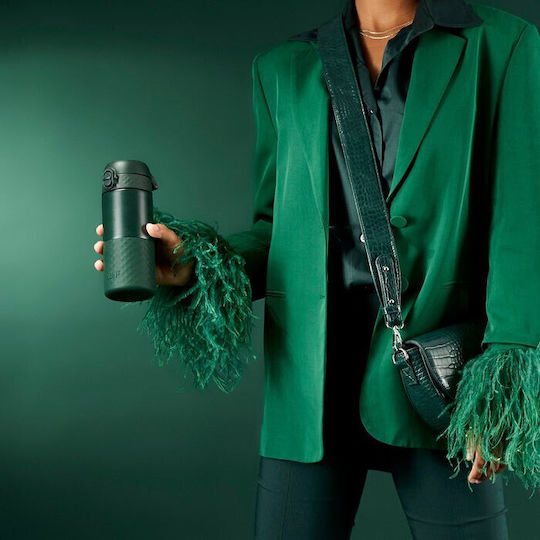 Ion8 Sticlă Termos Oțel Inoxidabil Fără BPA 360ml Verde