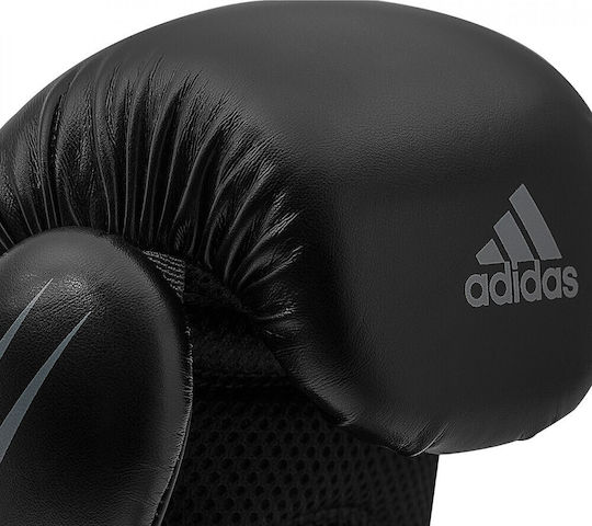 adidas Speed Tilt 150 Γάντια Πυγμαχίας από Συνθετικό Δέρμα για Αγώνα Μαύρα
