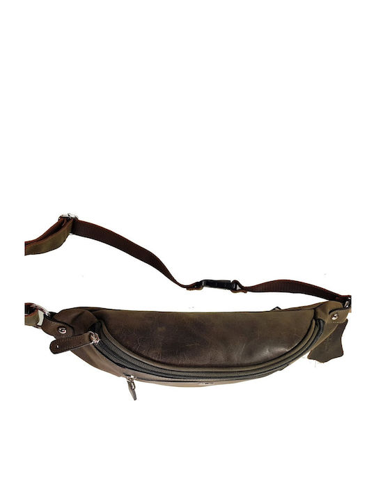 Piele Bum Bag pentru Talie Kaki