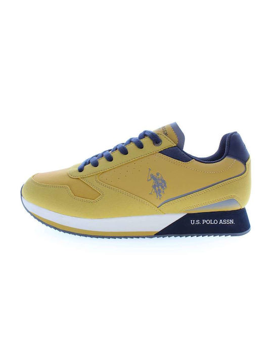 U.S. Polo Assn. Ανδρικά Sneakers Κίτρινα