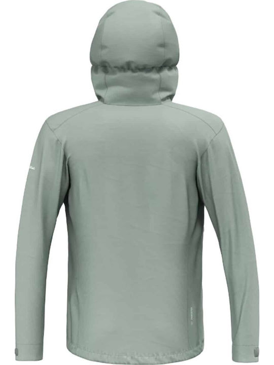 Puez Aqua 4 Winter Hardshell Waterproof and Windproof Turquoise Jacket