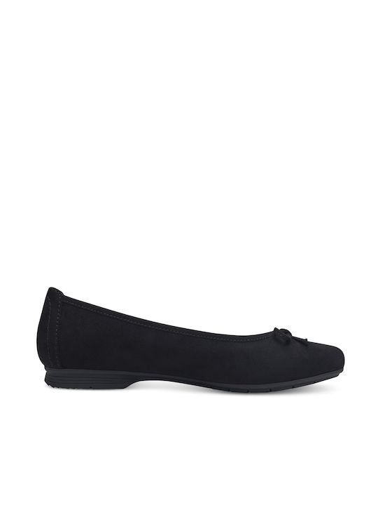 Jana Damen Ballerinas in Schwarz Farbe