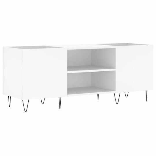 vidaXL Hi-Fi Möbel Weiß 38x121x48cm