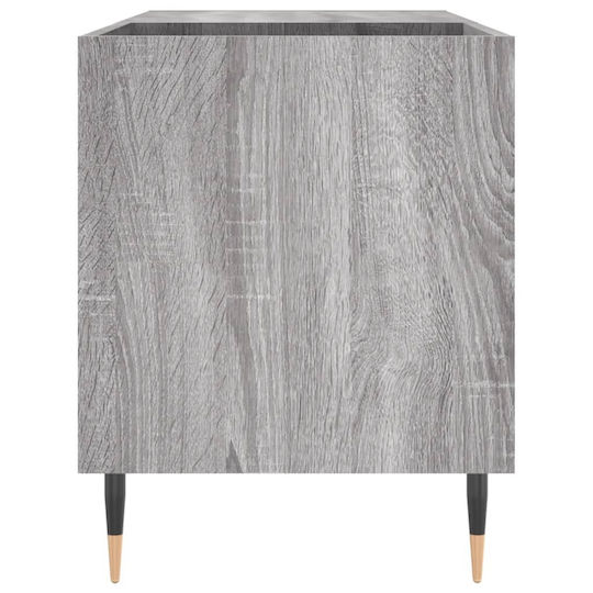 vidaXL Мебел за Hi-Fi Сив 38x85x48см
