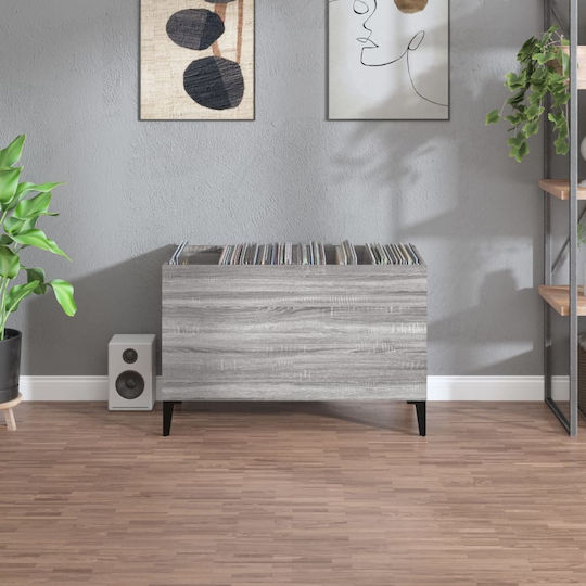 vidaXL Mobilier Hi-Fi Gri 38x74.5x48cm