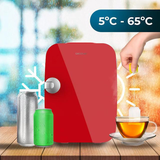 Cecotec Rio Kosmetik-Kühlschrank 4lt mit Heizfunktion Rotes
