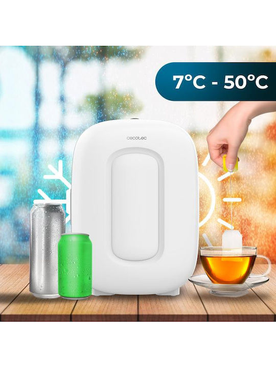 Cecotec Bora Ψυγείο Καλλυντικών 4lt με Ράφι & Λειτουργία Θέρμανσης Λευκό
