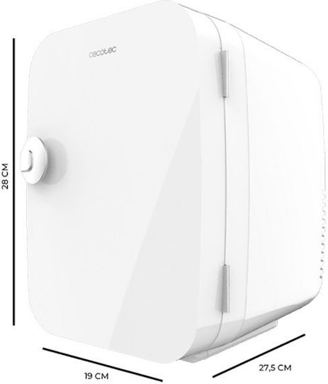 Cecotec Mini-Kosmetik-Kühlschrank Weiß Rio 02691
