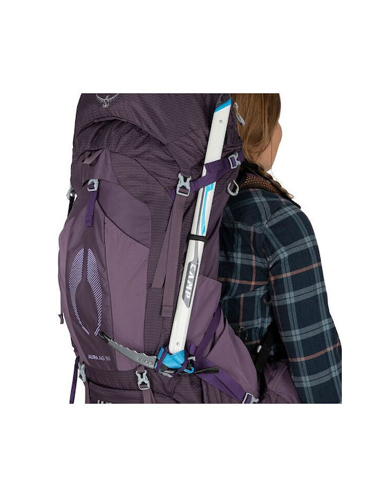 Osprey Aura Ag 50 Ορειβατικό Σακίδιο 50lt Μωβ Trekking