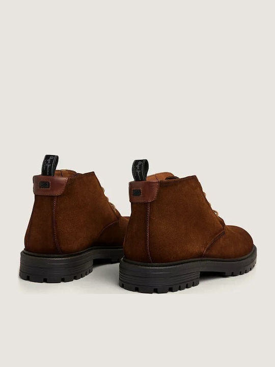 Suede Καφέ Ανδρικά Μποτάκια