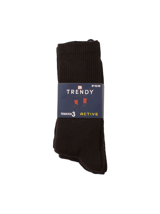 Trendy Șosete Negre 3Pachet