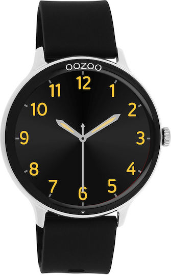 Oozoo Q00130 45mm Smartwatch mit Pulsmesser (Schwarz)