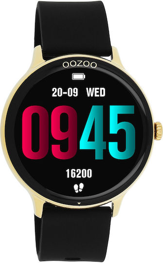 Oozoo Q00132 45мм Смартчасовник с Пулсомер (Черен)