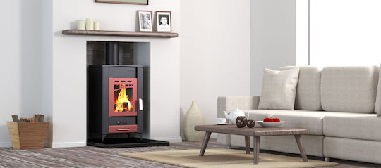 Thermogatz GSA 15 T Ceramic Wood Stove 15.6kW Black