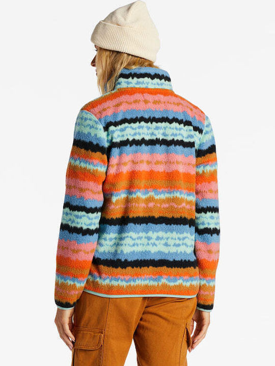 Billabong Winter Women's Fleece Blouse Long Sleeve Multicolor