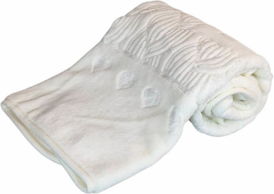 Recos Blanket Cot Velvet Beige 105x125cm