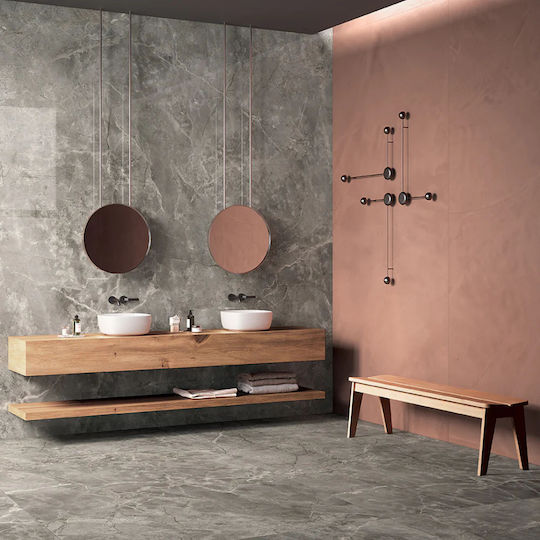 Fondovalle Плочка от Гранит Сияен 240x120см Сив