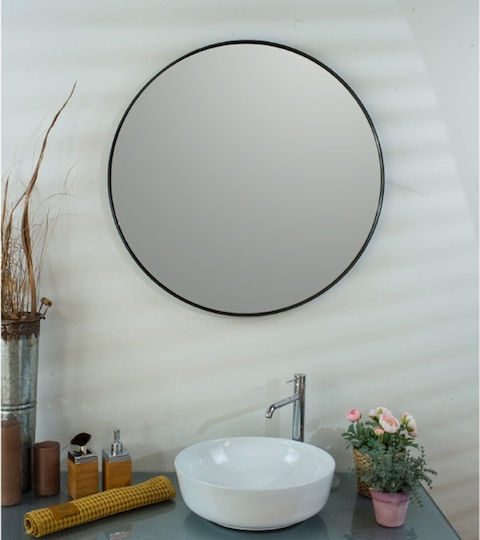SLIM42LEDCOPPER Καθρέπτης LED Touch 42x42см Оранжев