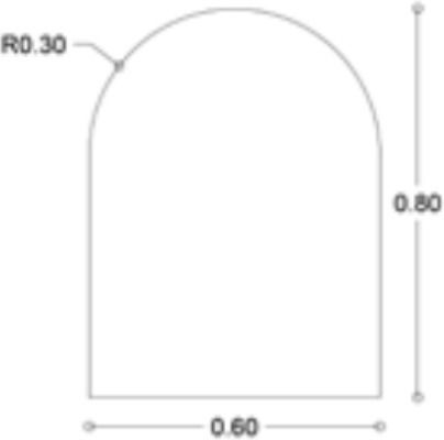 Halbkreisförmig Badezimmerspiegel LED Berührung aus Metall 60x80cm Weiß